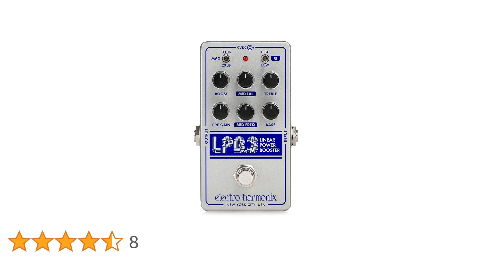 electro-harmonix LPB-3リニアパワーブースター Amazon | Electro-Harmonix LPB-3 リニアパワーブースター&EQペダル